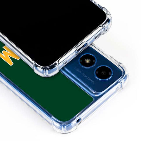 Baylor University Sic Em Green Moto G 5G (2024) Clear Case